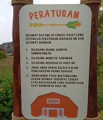 peraturan cimory dairyland prigen